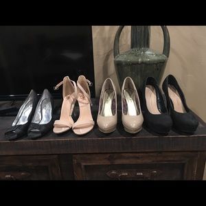 Size 8 & 8.5 heels.